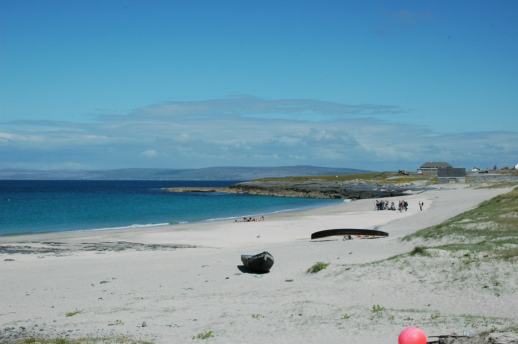 Island beach scene in the west of Ireland